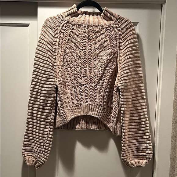 Cozy Free People Beige Women's Sweater - Picture 2 of 6